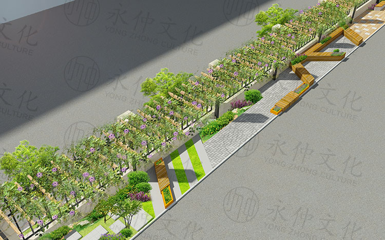 興華街二小入門(mén)景觀(guān)設(shè)計(jì)—河南學(xué)校景觀(guān)建設(shè)公司